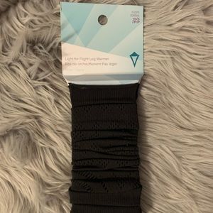 Girls Ivivva Black Leg Warmers NWT SZ XS/S